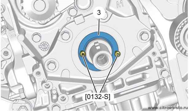 Снятие-установка : Сальники двигателя 2.1. Сальник коленчатого вала (Сторона распределения)