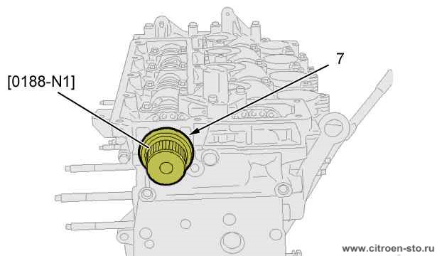 Снятие-установка : Сальники двигателя 3.1. Сальник распределительного вала