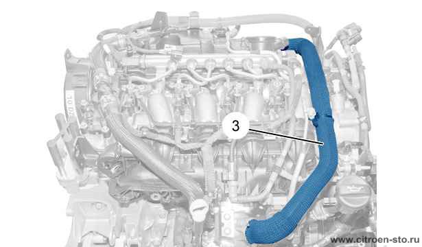 Разборка : Двигатель 1.3. Турбокомпрессор : Клапан системы рециркуляции отработавших газов (dw12b)