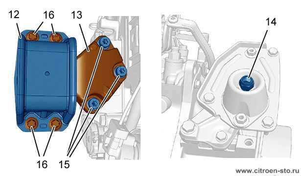 Снятие – установка : Двигатель и коробка передач в сборе 2.2. Автомобили всех типов
