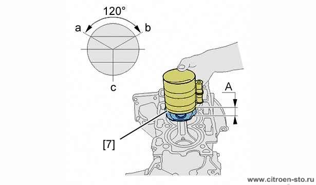 Сборка : Двигатель 3.3. Поршней с шатунами в сборе