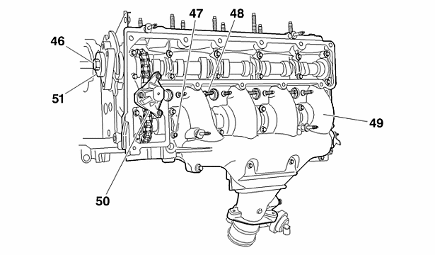 Сборка : Двигателя DW10 2.18. Головка цилиндров (двигатель DW10ATED4)