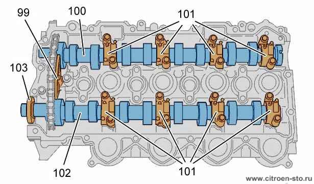 Демонтаж : Двигатель 4.1. Головка цилиндров