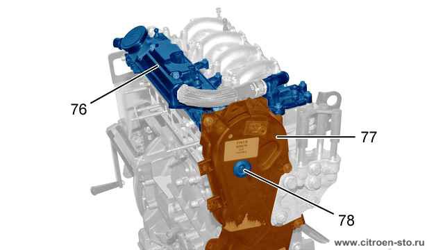Сборка : Двигателя DW12 1.21. Газораспределение