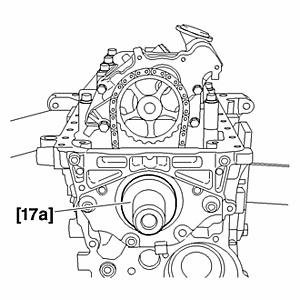 Сборка : Двигателя DW10 2.11. Сальник коленчатого вала (со стороны привода ГРМ)